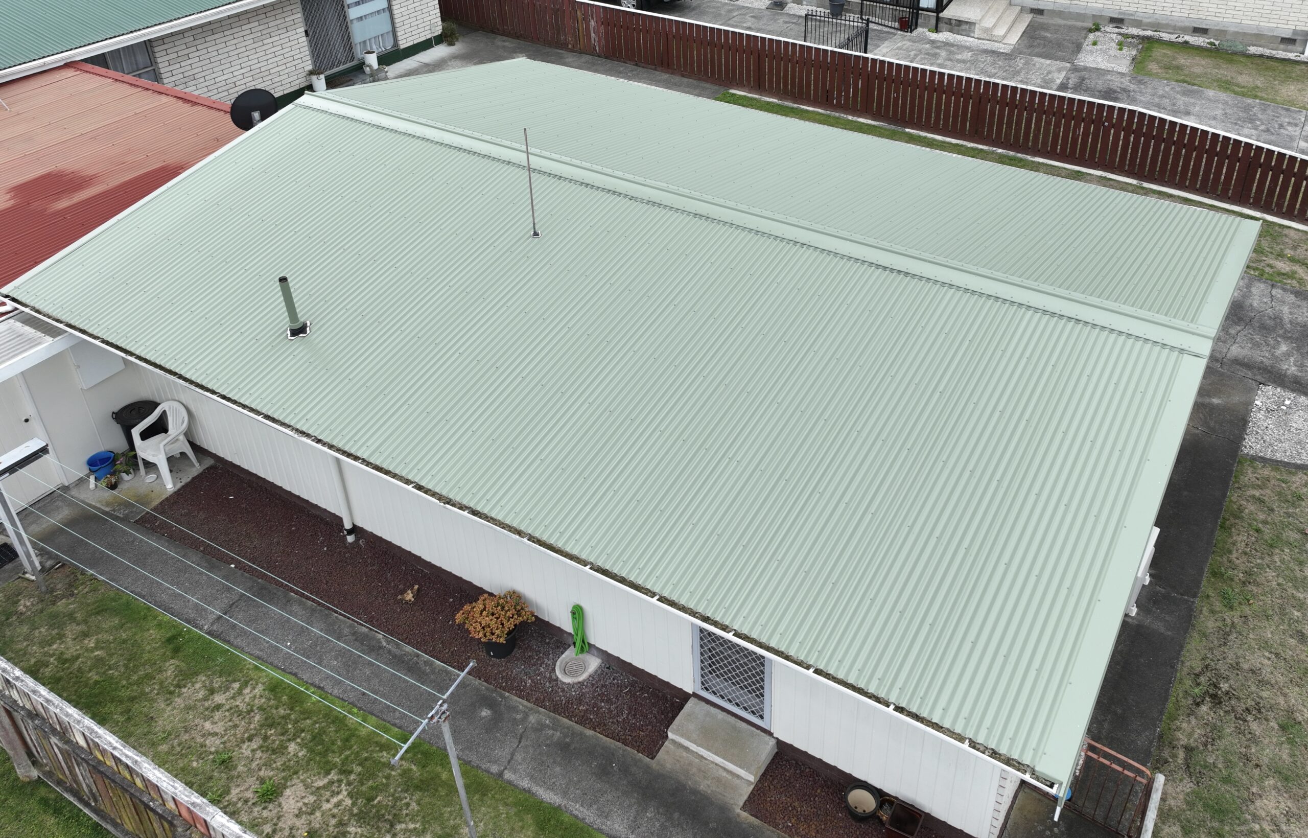 Mist Green COLORSTEEL roofing colour
